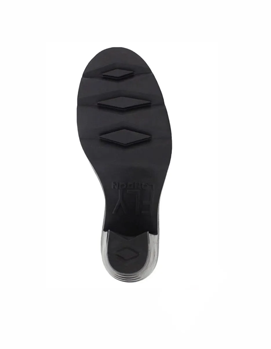 Fly London Magg Black Knee High Zip Made In Portugal