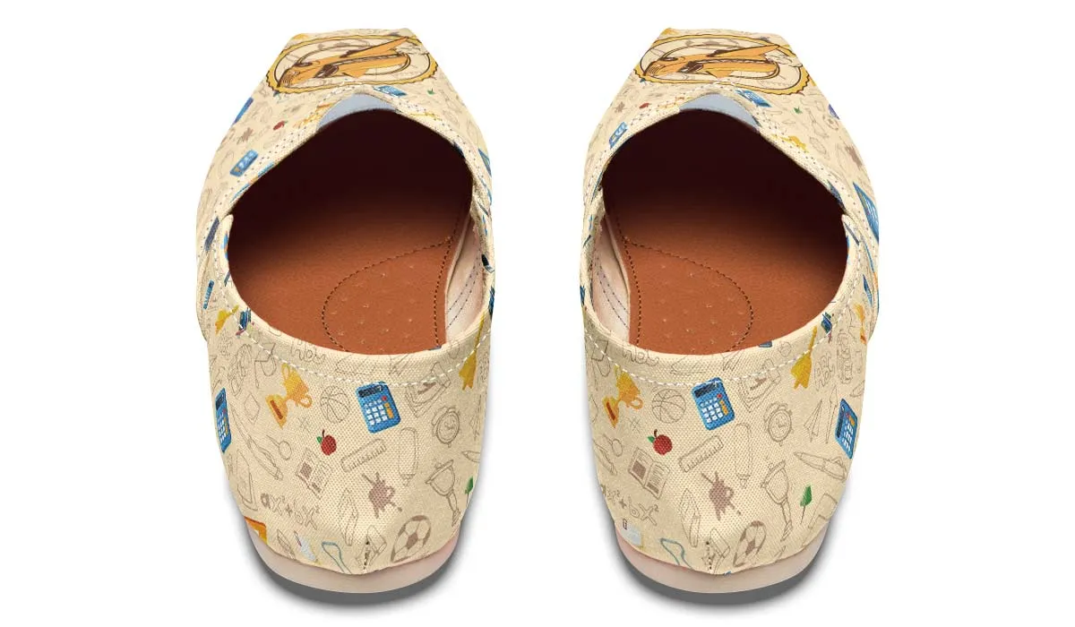 Flying School Bus Casual Shoes