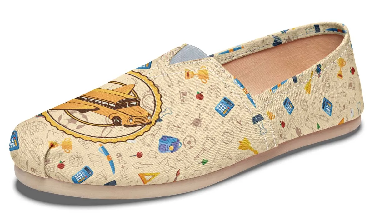 Flying School Bus Casual Shoes