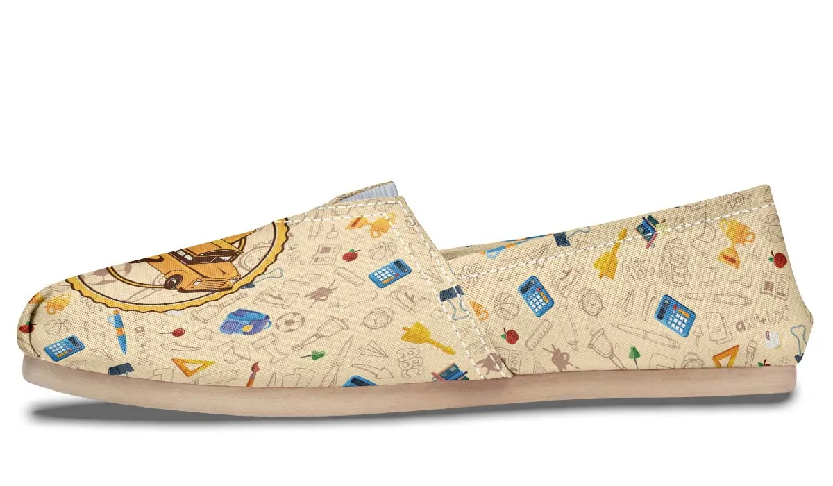 Flying School Bus Casual Shoes