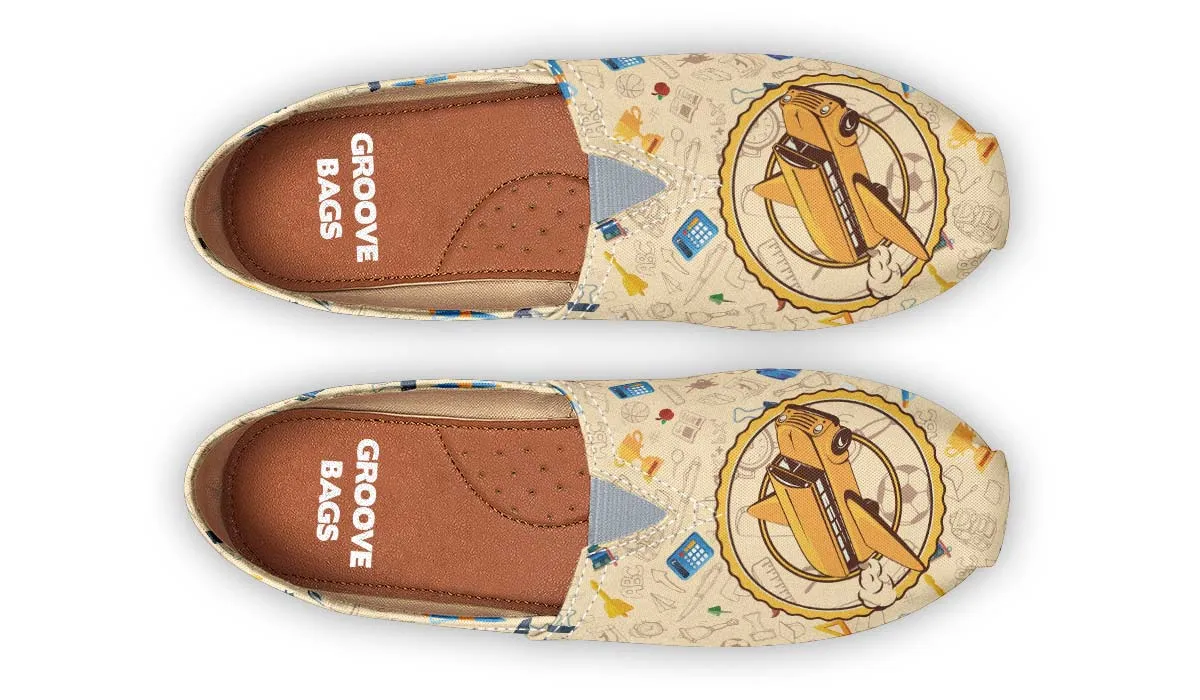Flying School Bus Casual Shoes