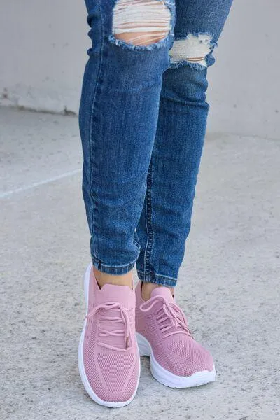 Forever Link Move Free Lace-up Mesh Athletic Shoes