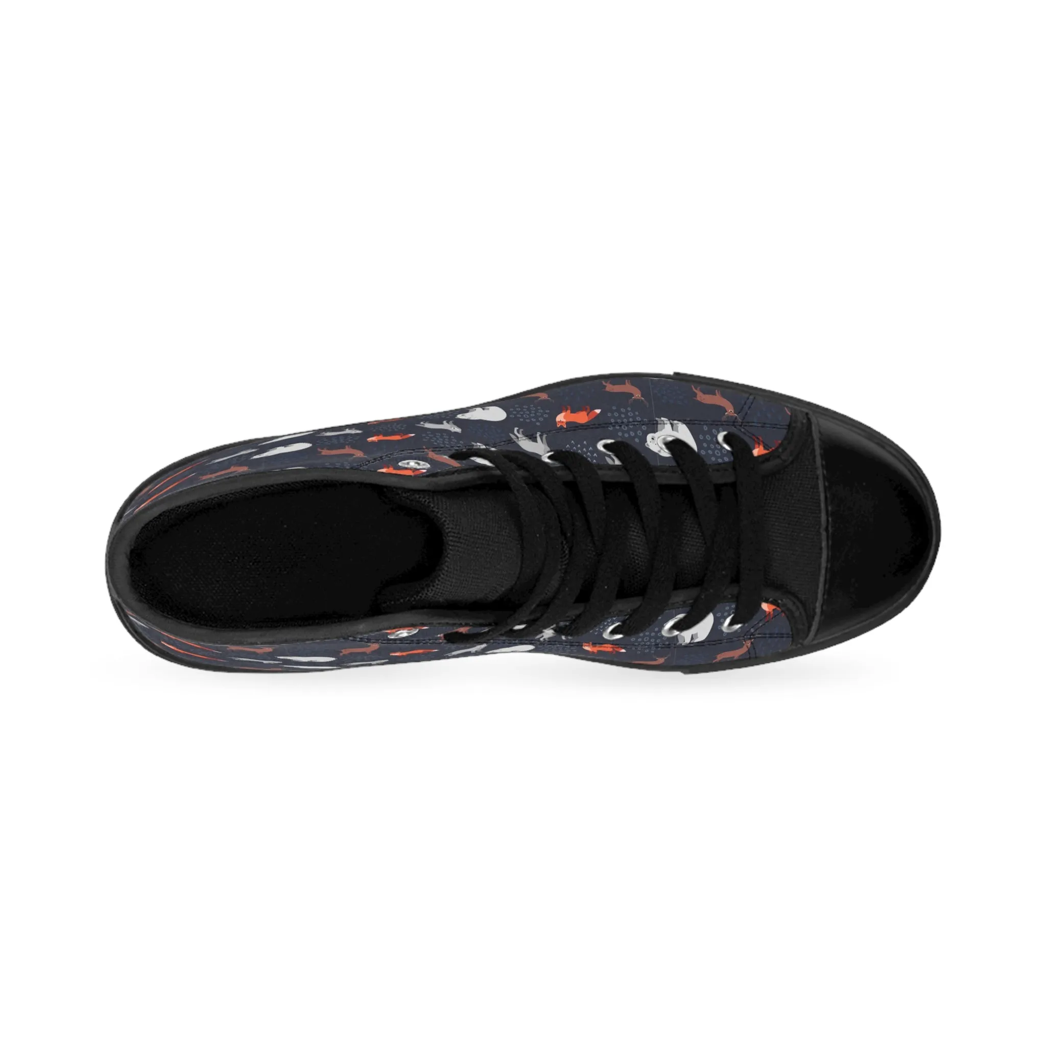 Fox Wolf Bear Deer Women's Classic Sneakers