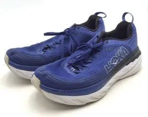 Hoka One One Men's Bondi 6 Wide 1019271 Blue Low-Top Running Shoes - Size 12 EE