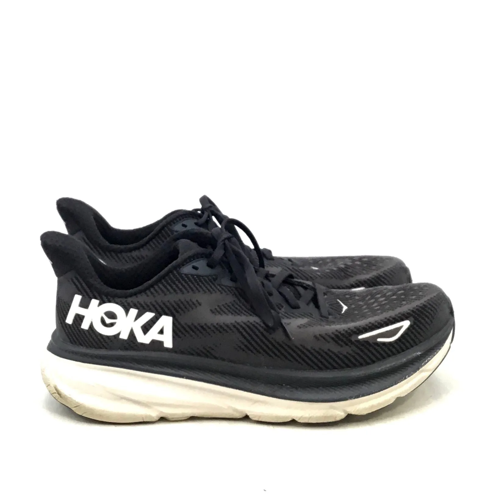 Hoka One One Women's Clifton 9 1127896 Black Running Shoes - Size 9.5 B