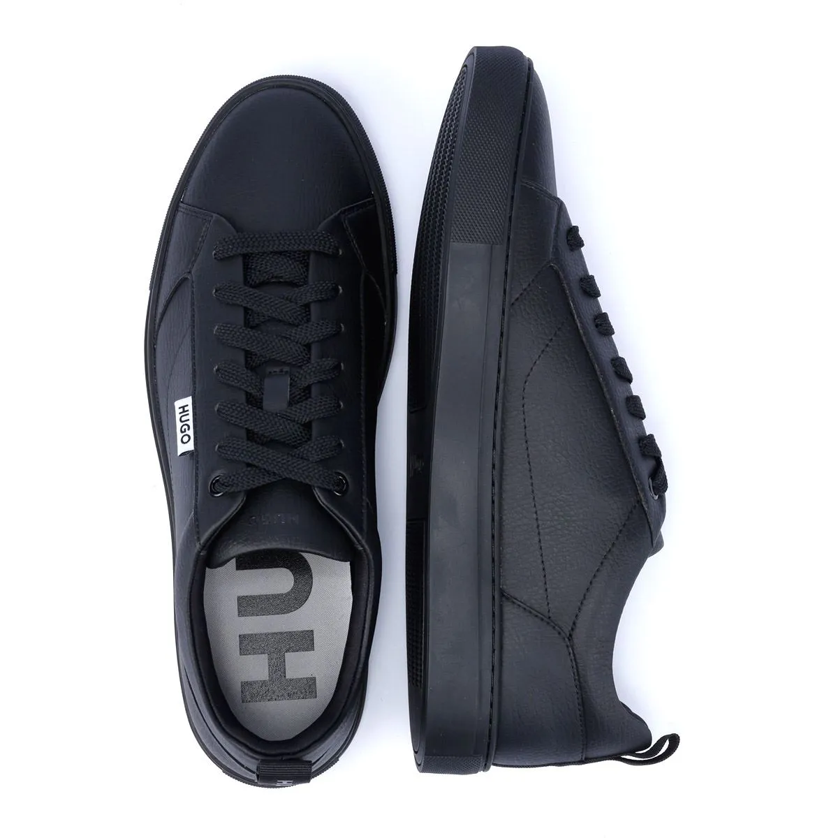Hugo Morrie Tennis Men's Black Mono Trainers