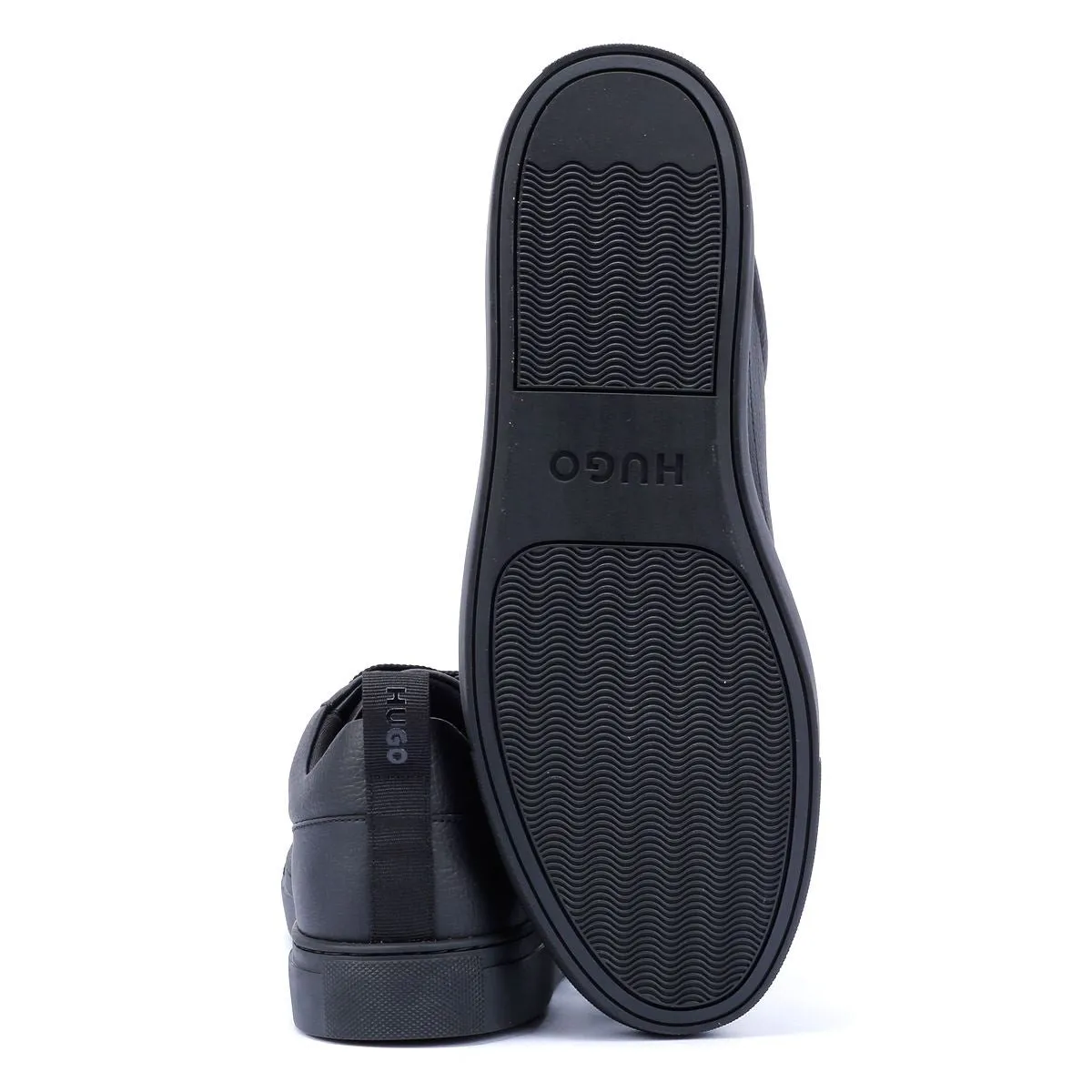 Hugo Morrie Tennis Men's Black Mono Trainers