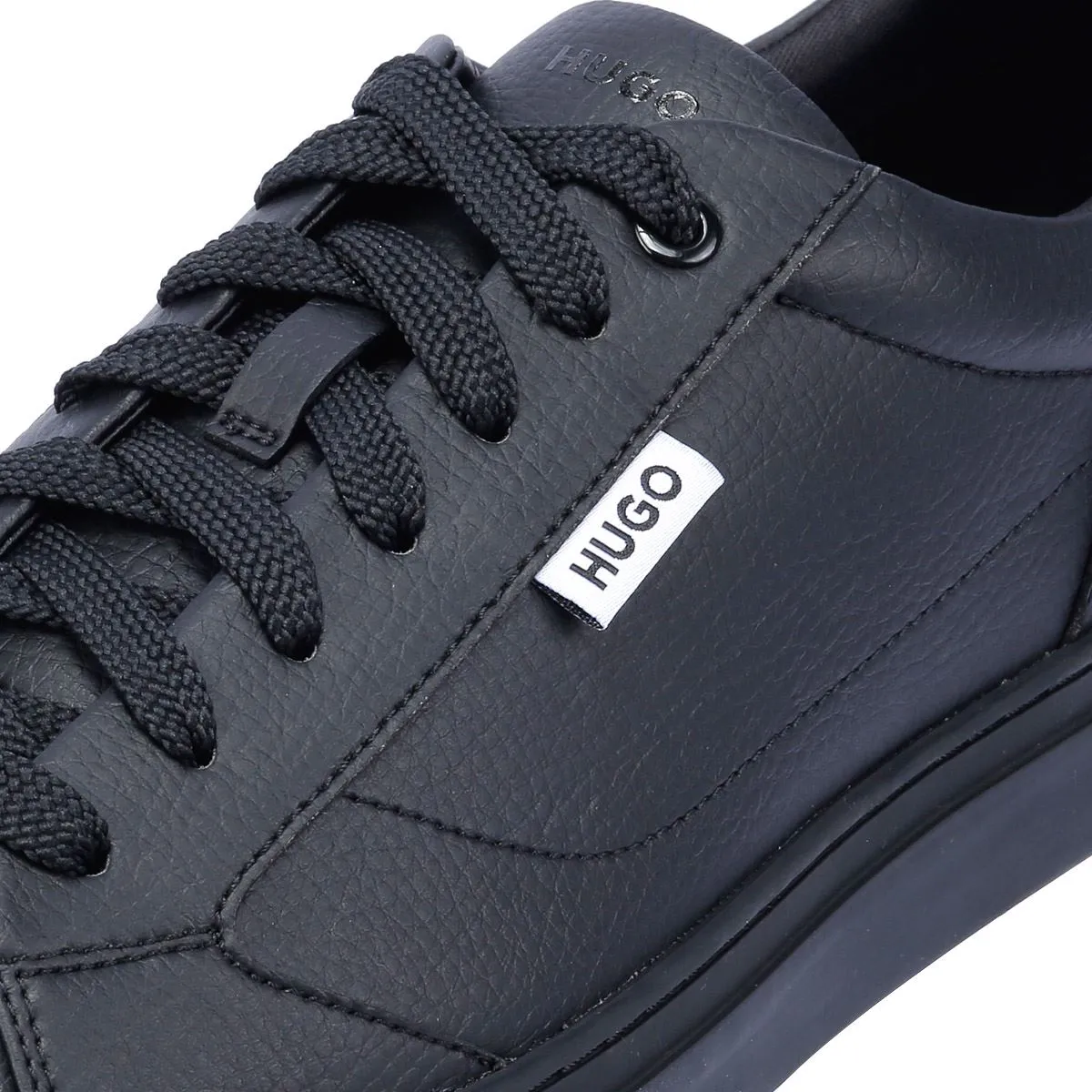 Hugo Morrie Tennis Men's Black Mono Trainers