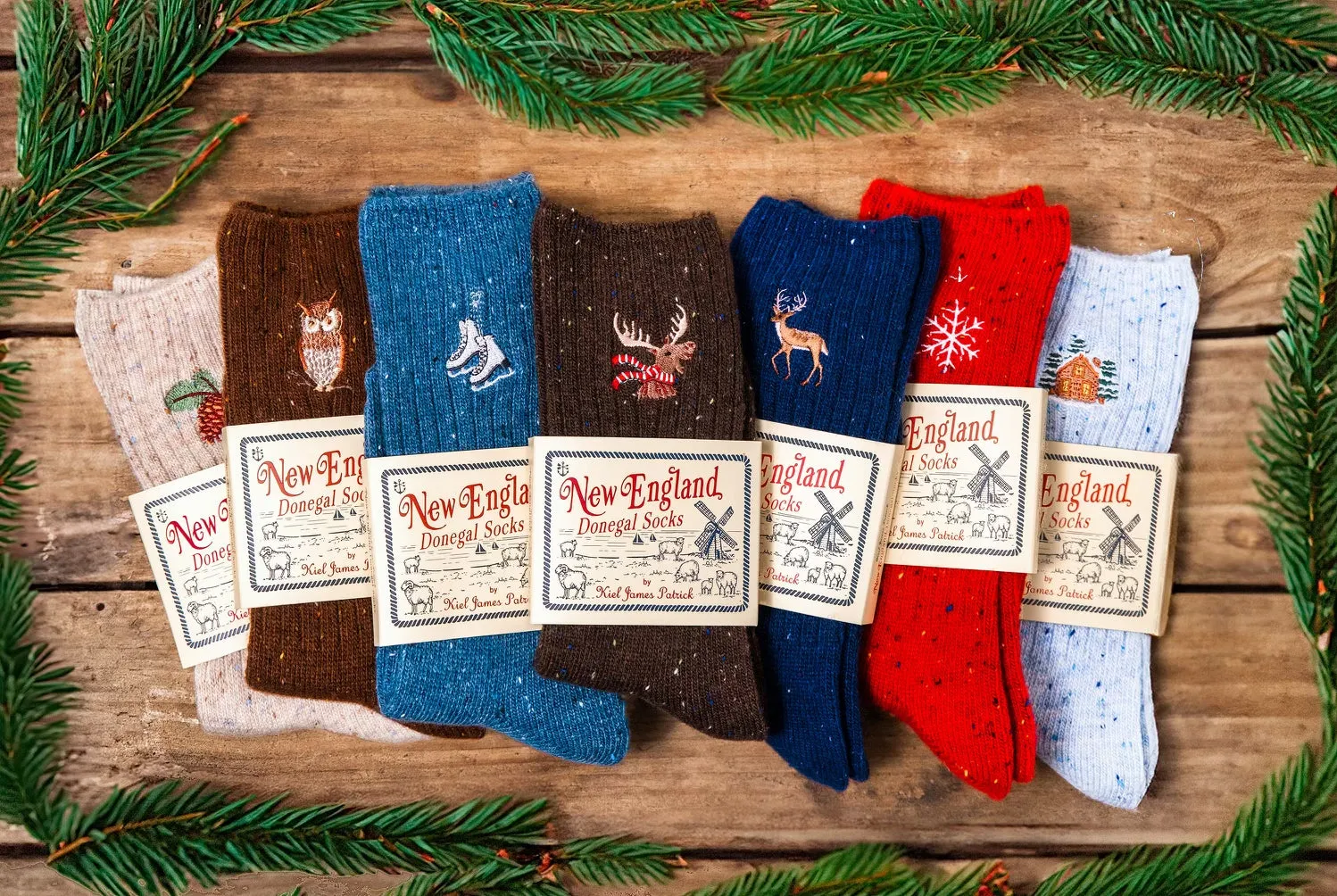 Ice Skate Donegal Socks