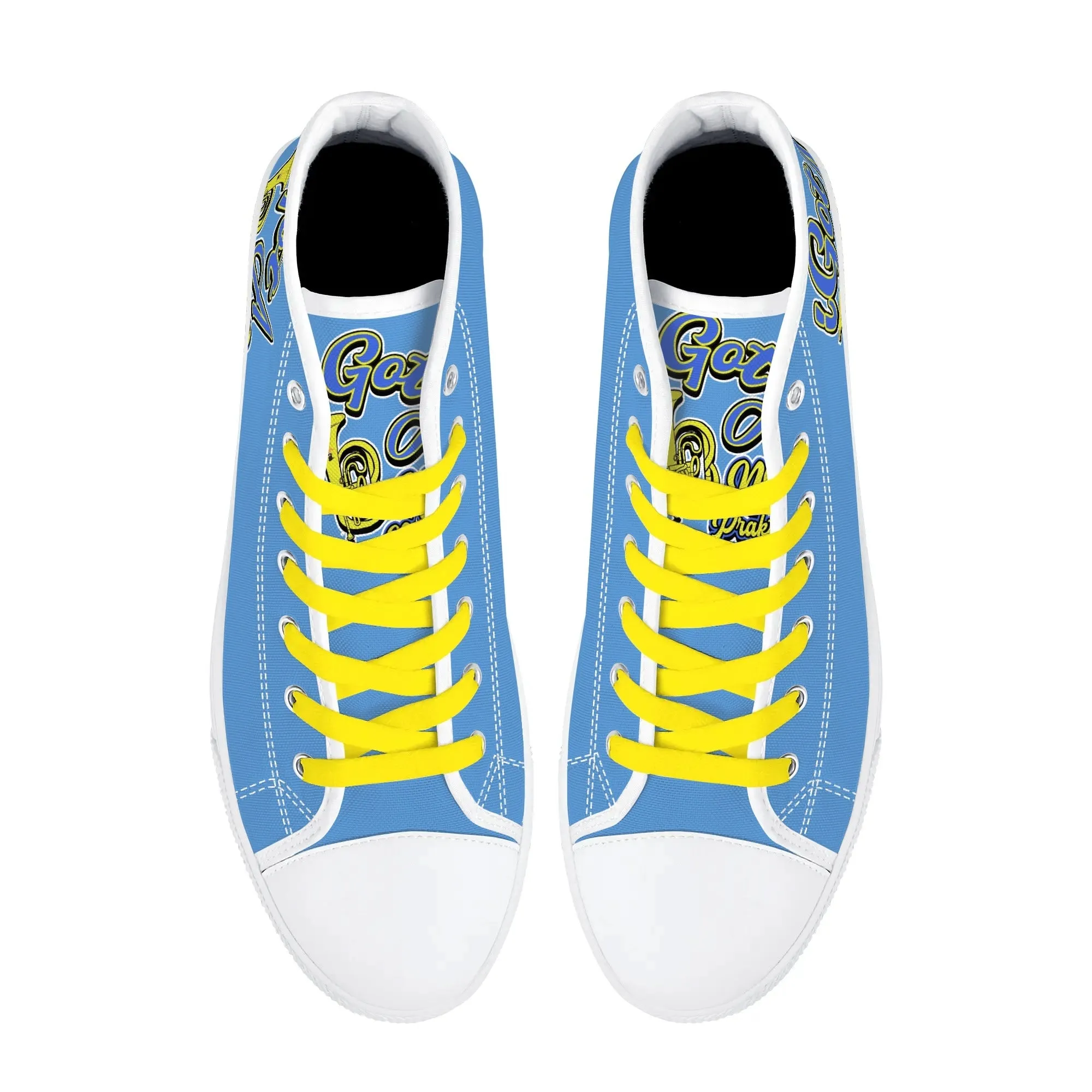 iGot Band Praktice Mens High Top Canvas Shoes - Customized Tongue