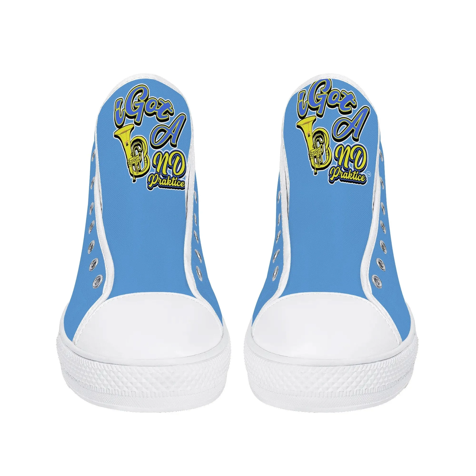 iGot Band Praktice Mens High Top Canvas Shoes - Customized Tongue