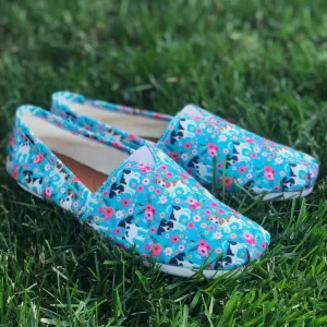 Jack Russell Flower Casual Shoes