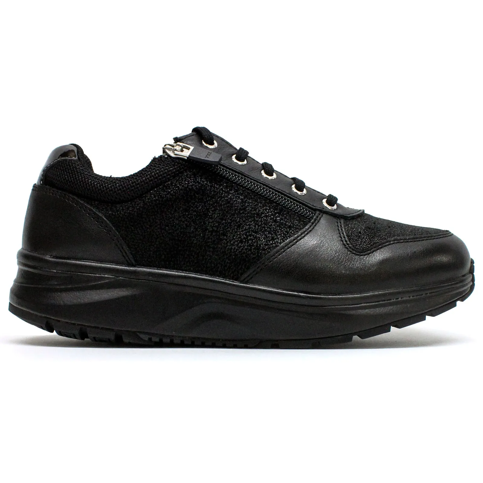 Joya Dynamo Zip Velour Leather Women's Low Top Trainers