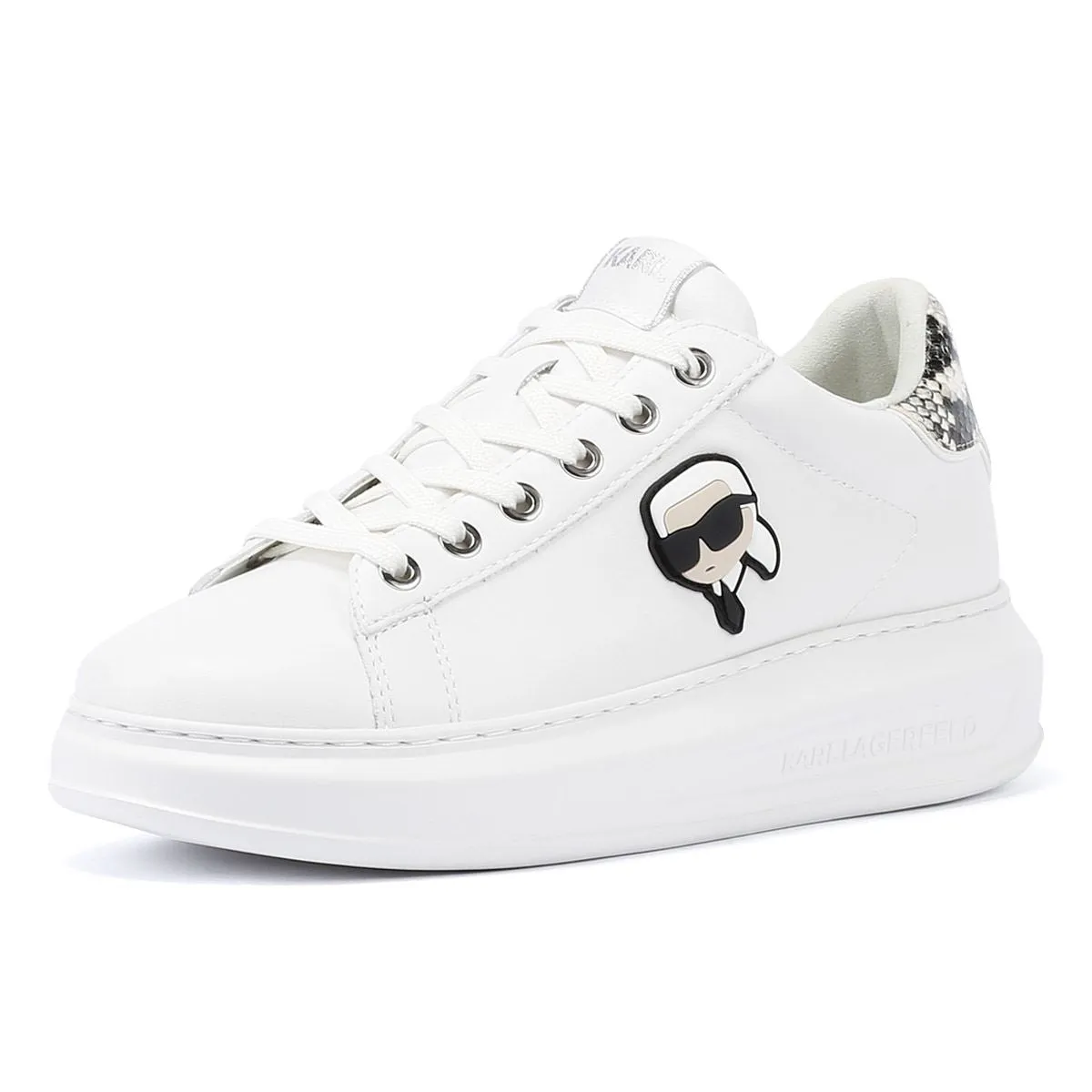 Karl Lagerfeld Kapri NFT Lo Lace Women's White Trainers