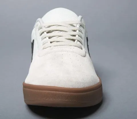 Lakai Brighton White Gum Suede Skate Shoes