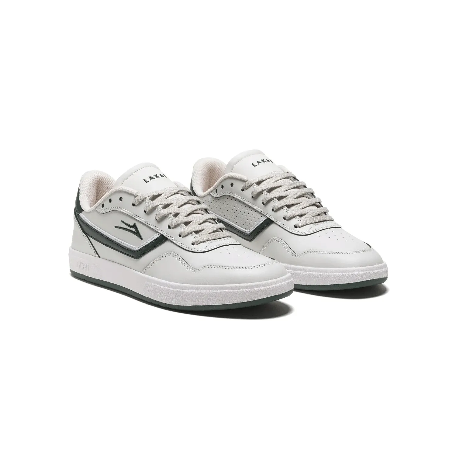 Lakai - Terrace Leather Shoes - Cream/Pine SALE