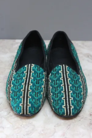 Mens Hand Made Tapestry Slippers