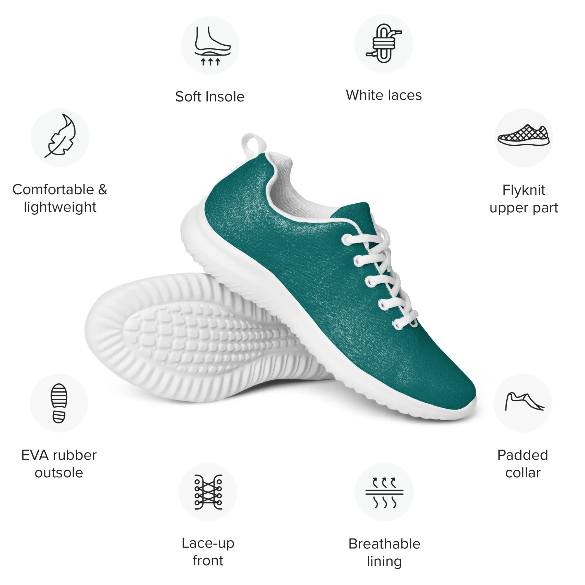 Men’s Turquoise Ahletic Shoes, Men's Turquoise Sneakers