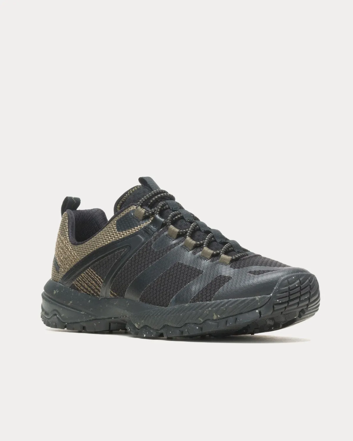 MQM Ace Tec Black / Olive Low Top Sneakers