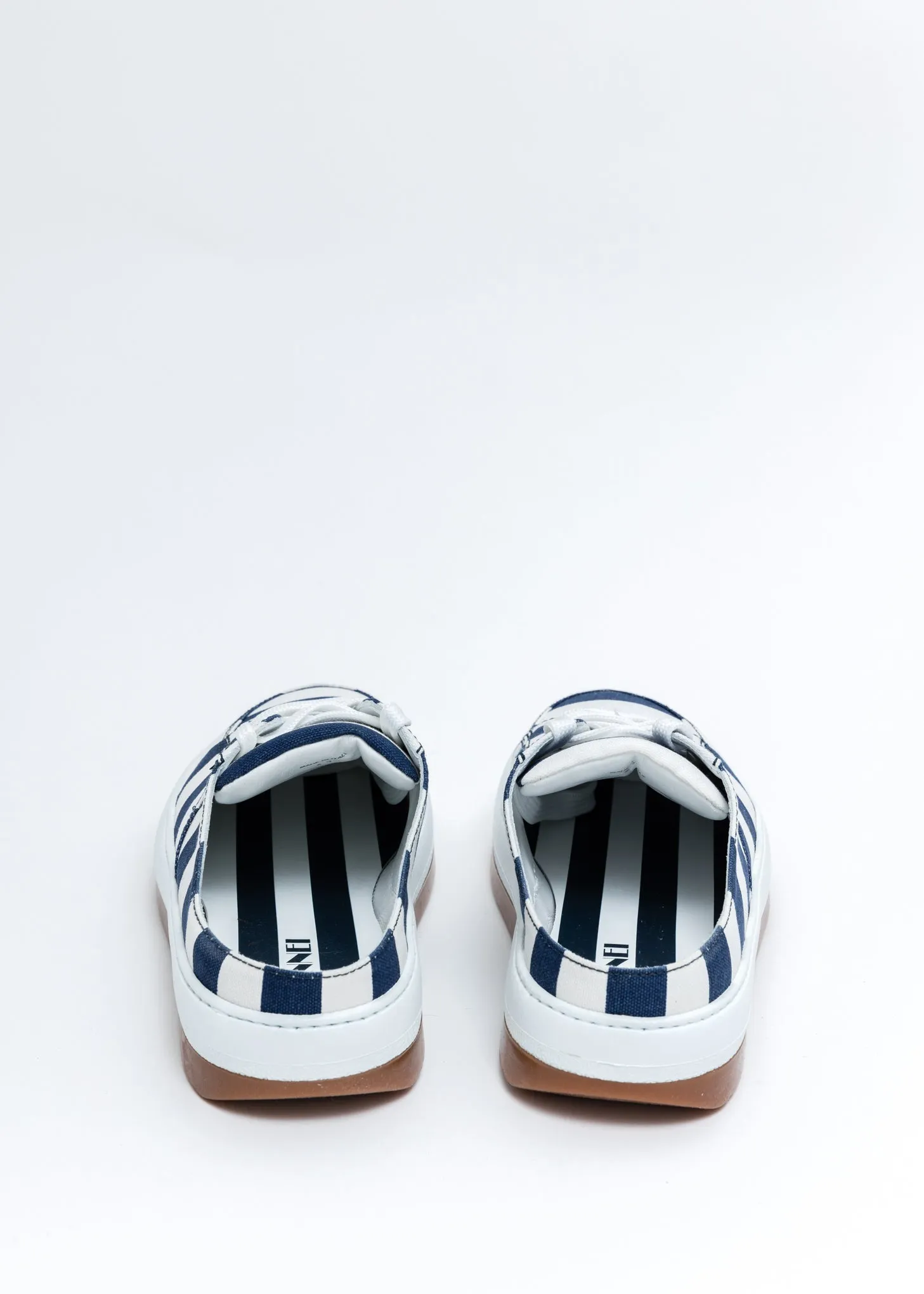 Navy Stripes Dreamy Sabot