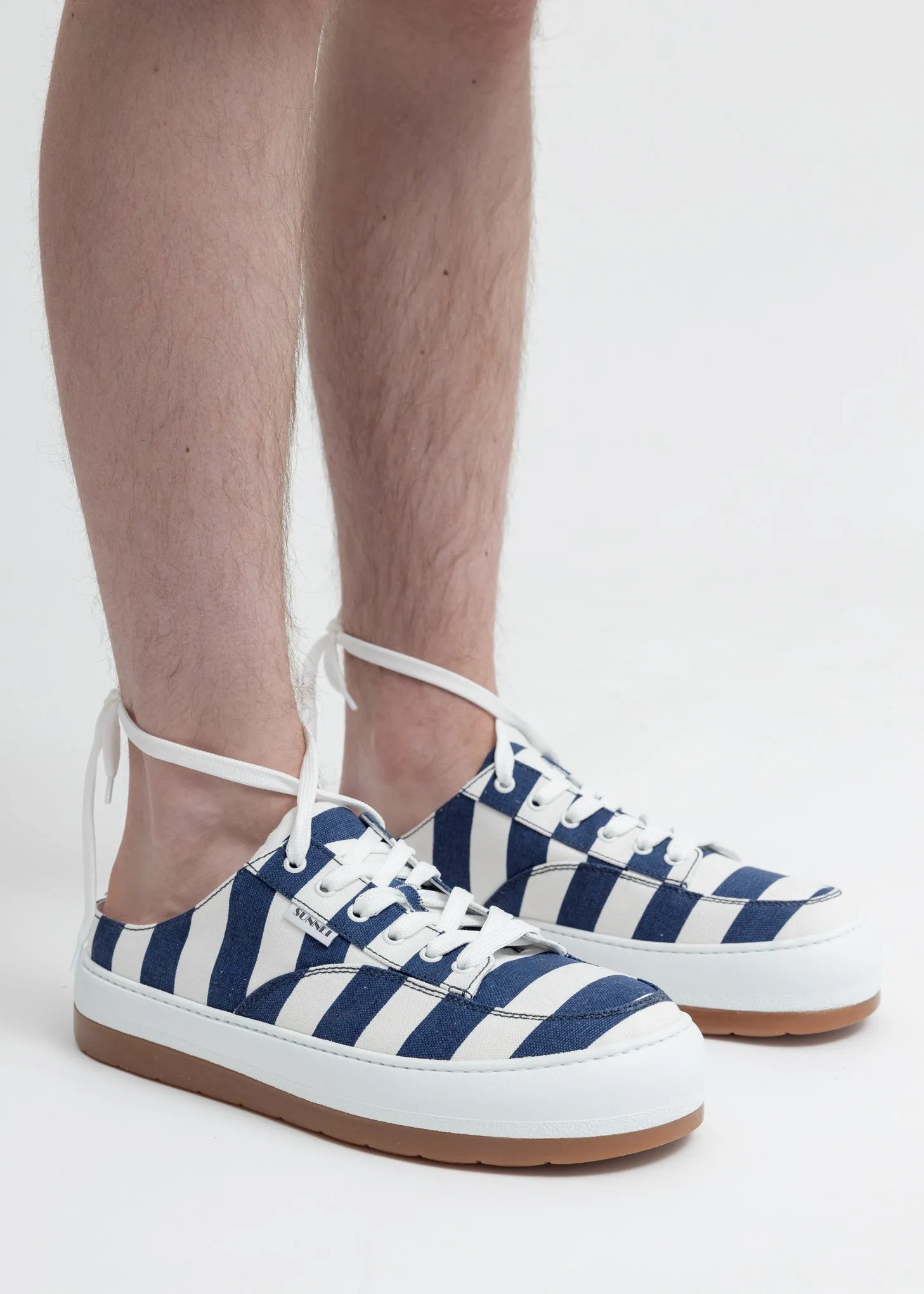 Navy Stripes Dreamy Sabot