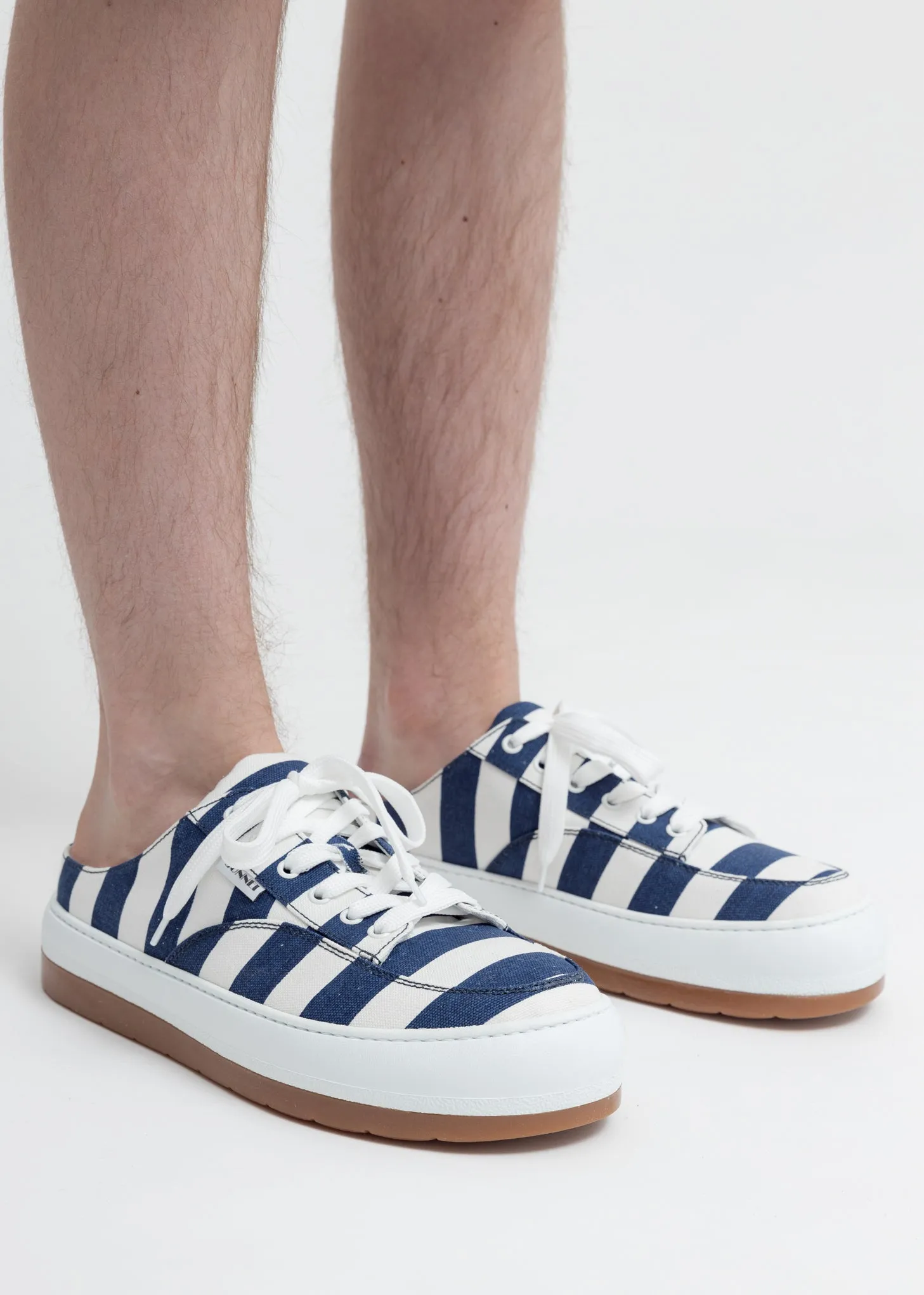 Navy Stripes Dreamy Sabot