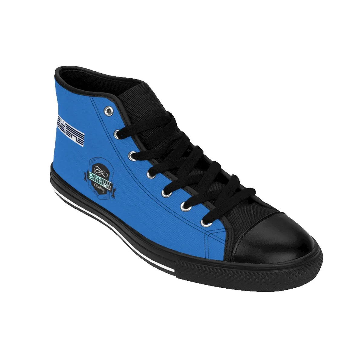 (ND) alt.logo -Men's High-top Sneakers (ND) Blue