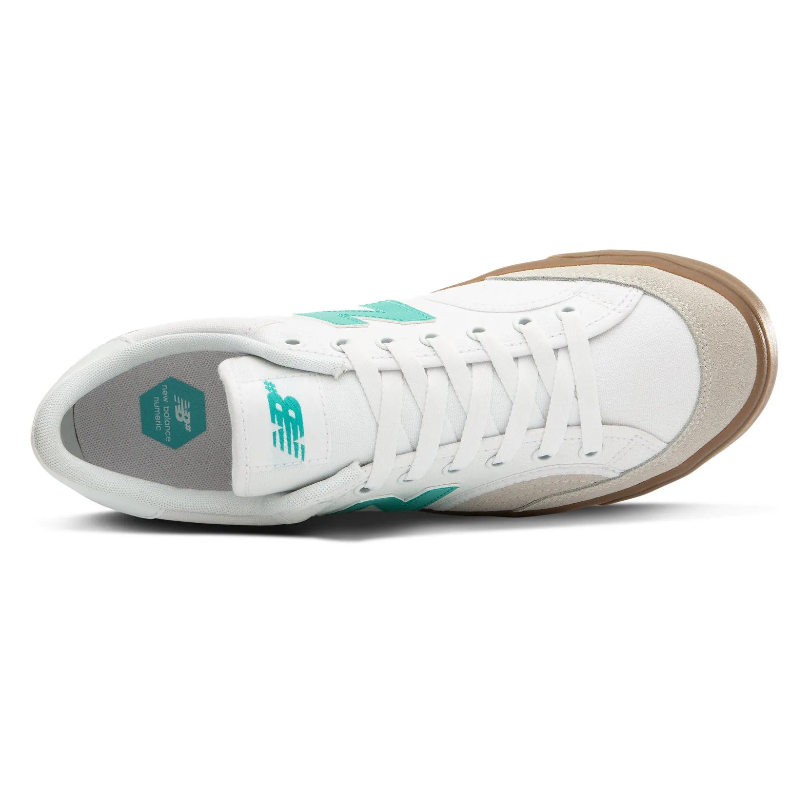 New Balance Numeric Pro Court 212 Skateboard Shoe - White/Tidepool
