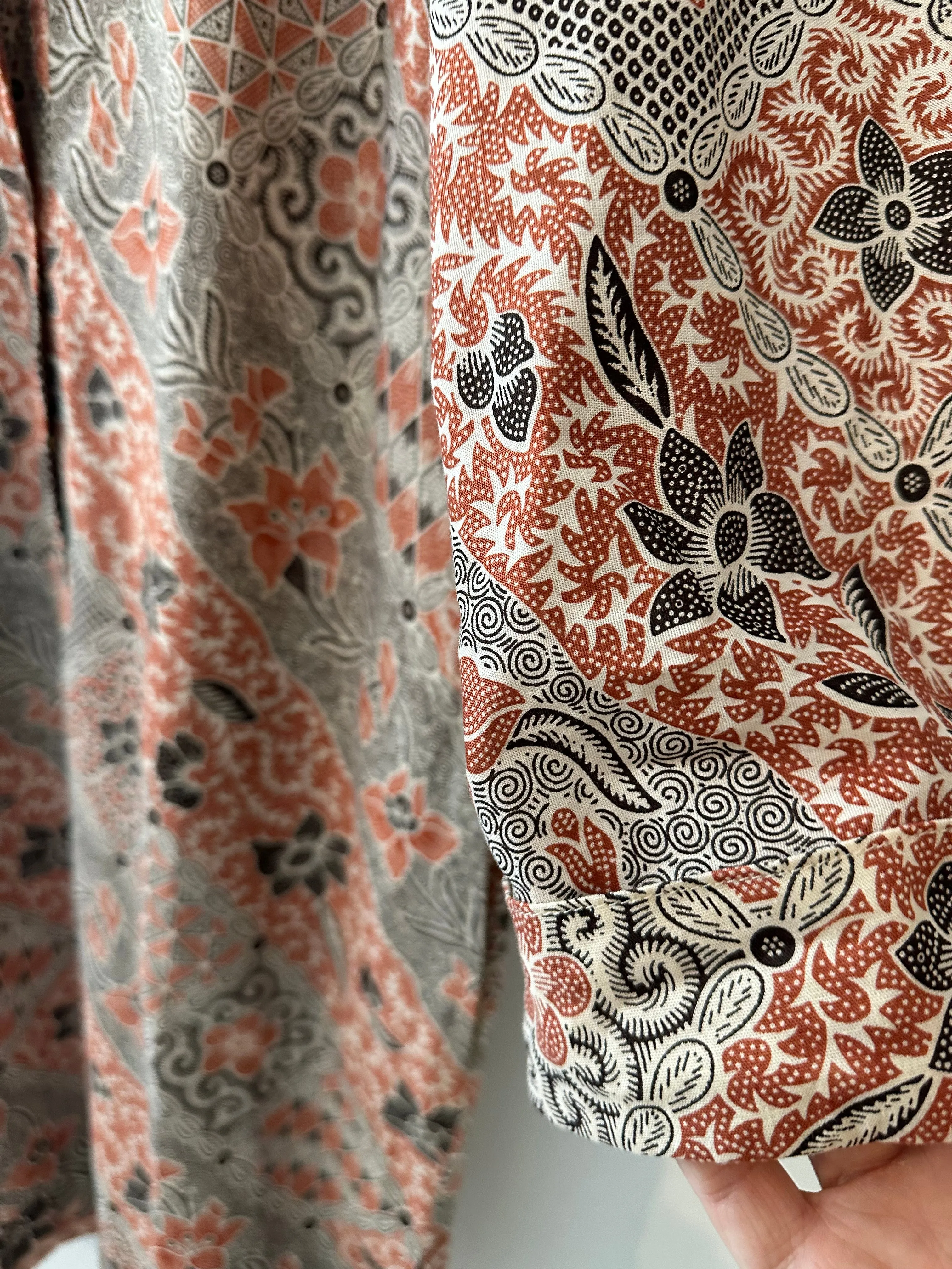 New Yorker Dress in brown batik