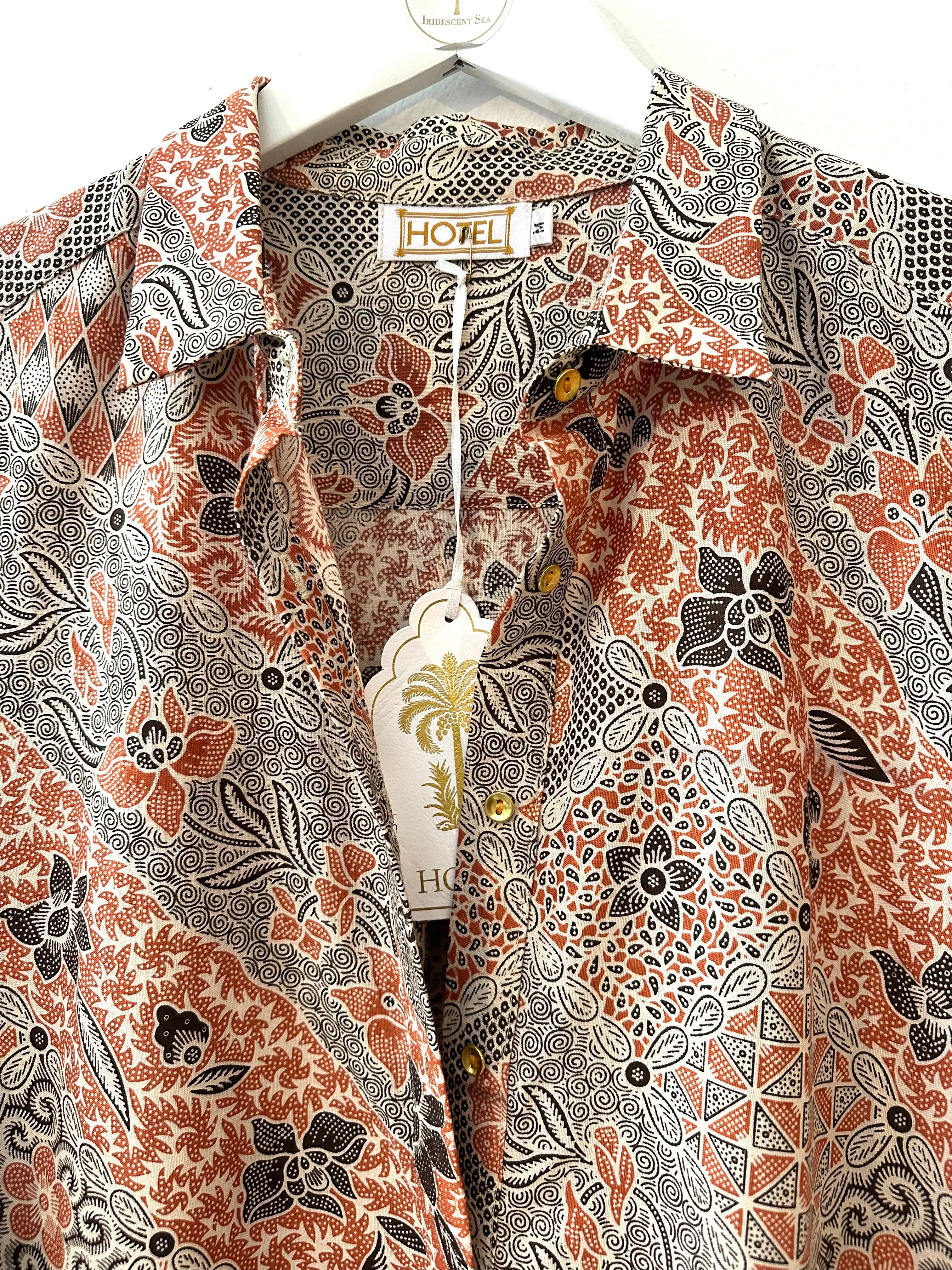 New Yorker Dress in brown batik