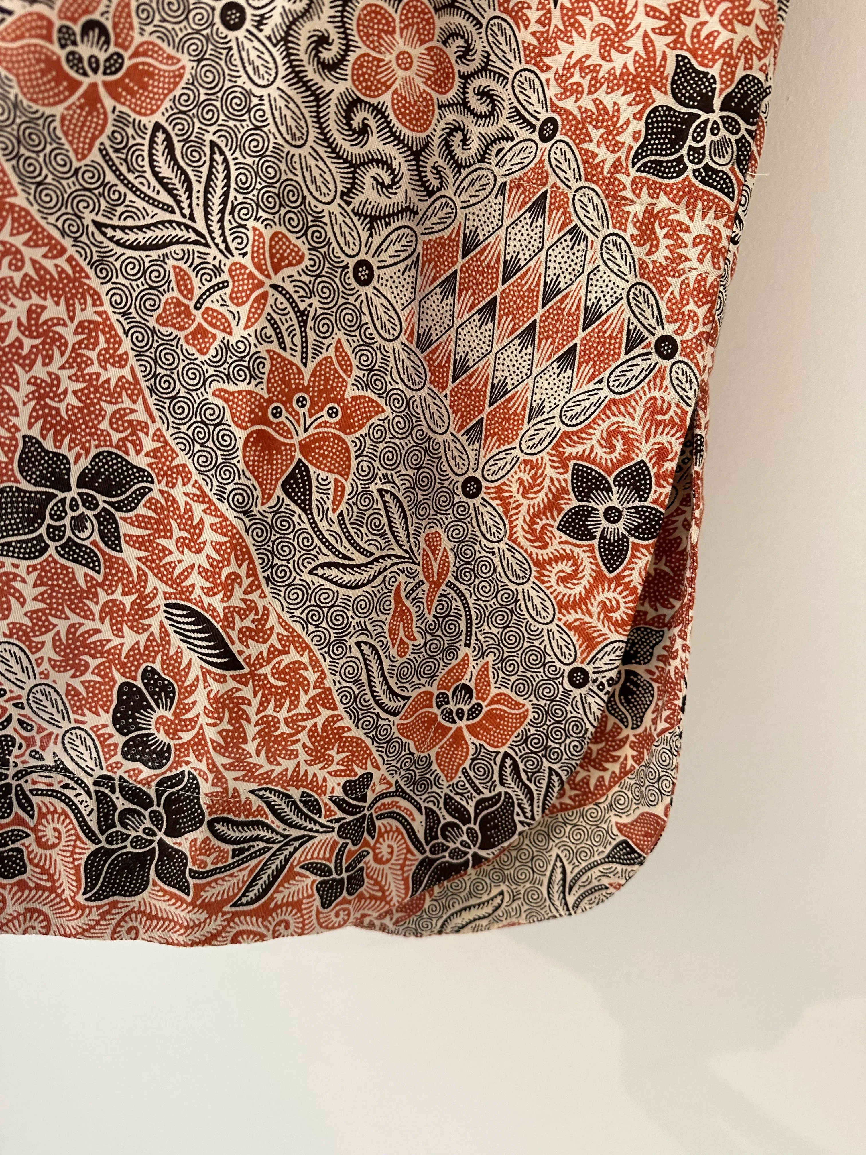 New Yorker Dress in brown batik