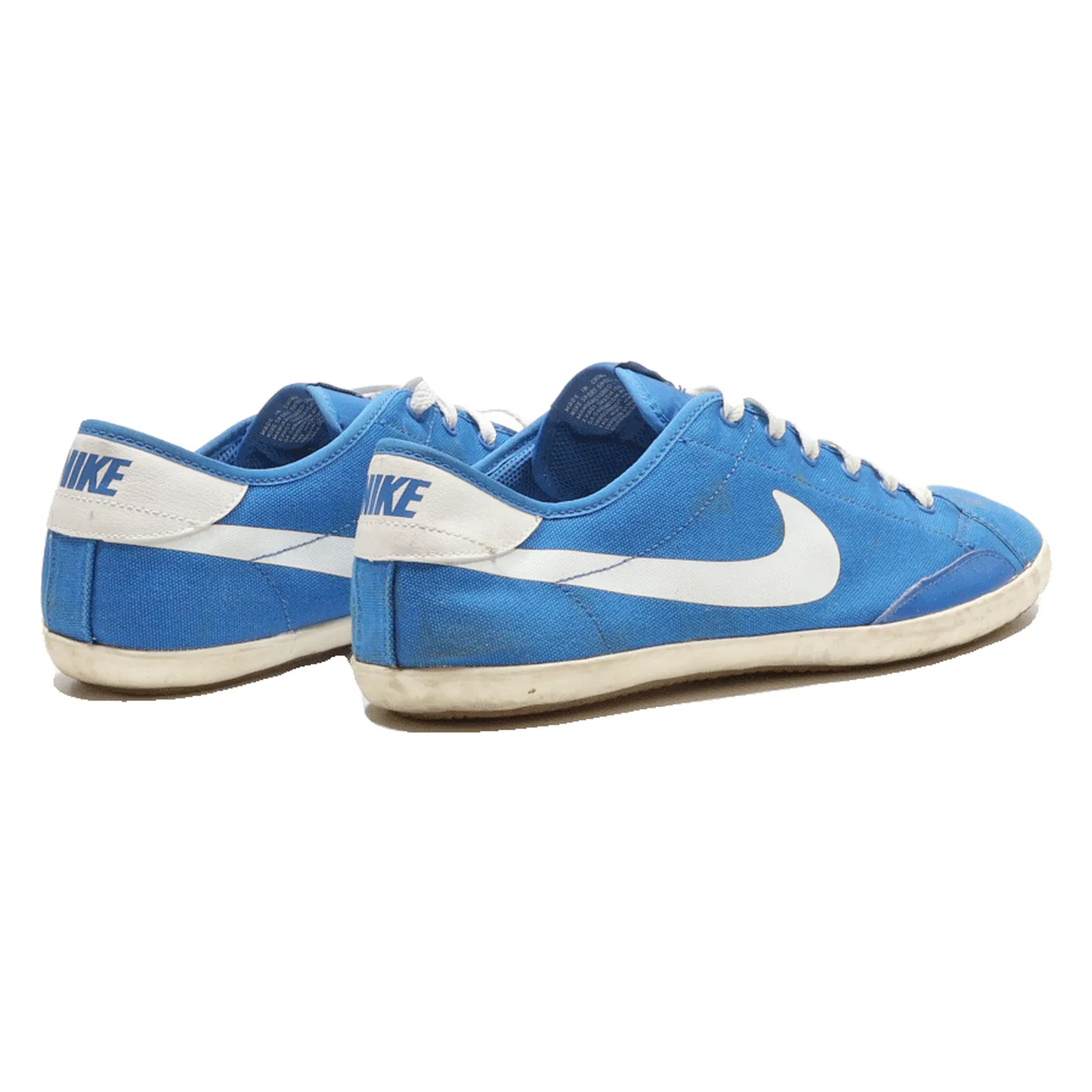 NIKE Low Top Trainers Blue Canvas Mens UK 9