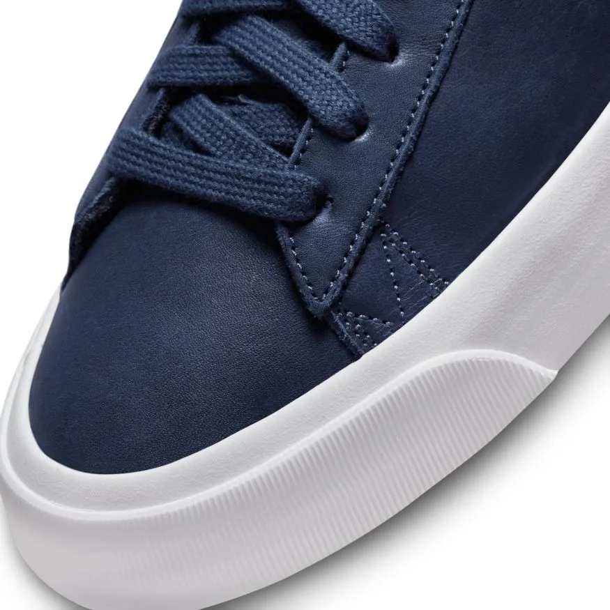 Nike SB Blazer Low Pro GT Premium Skateboard Shoe - Midnight Navy/Midnight Navy-White