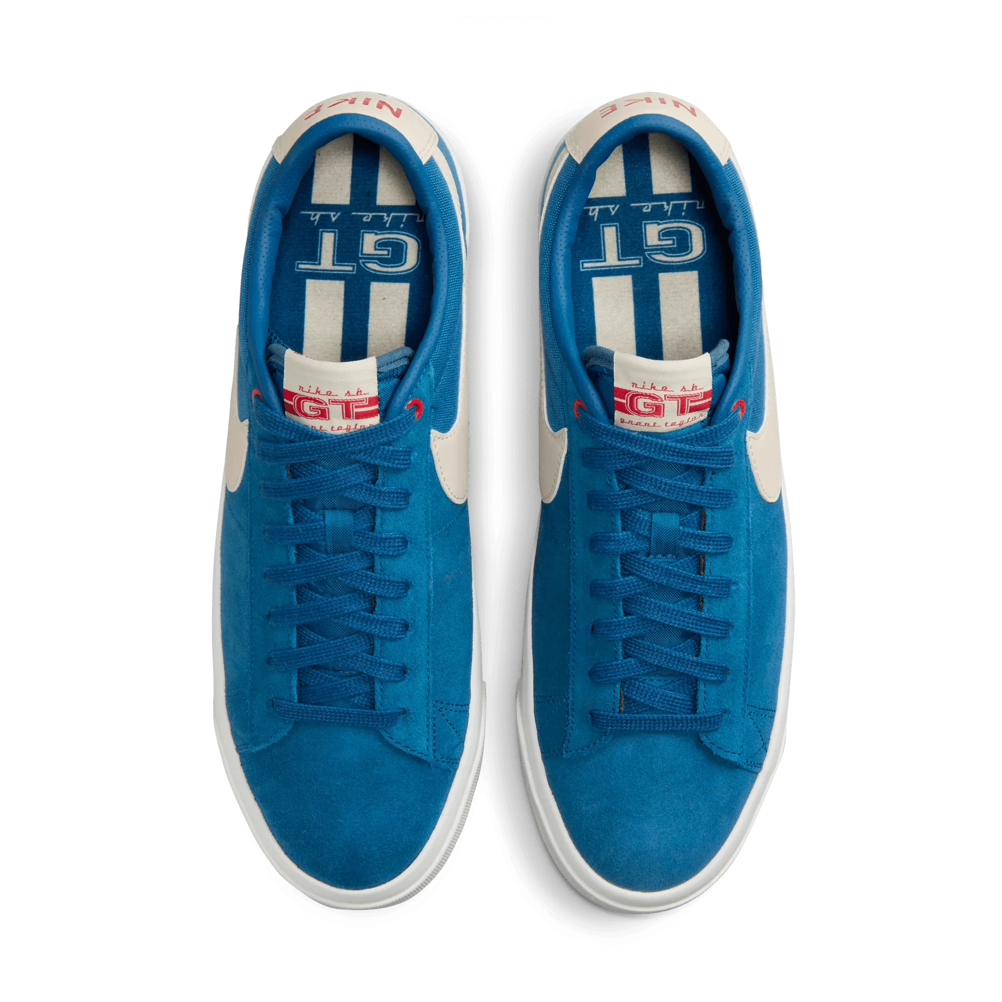 Nike SB Blazer Low Pro GT Skateboard Shoe - Court Blue/LT Orewood BRN-Court Blue
