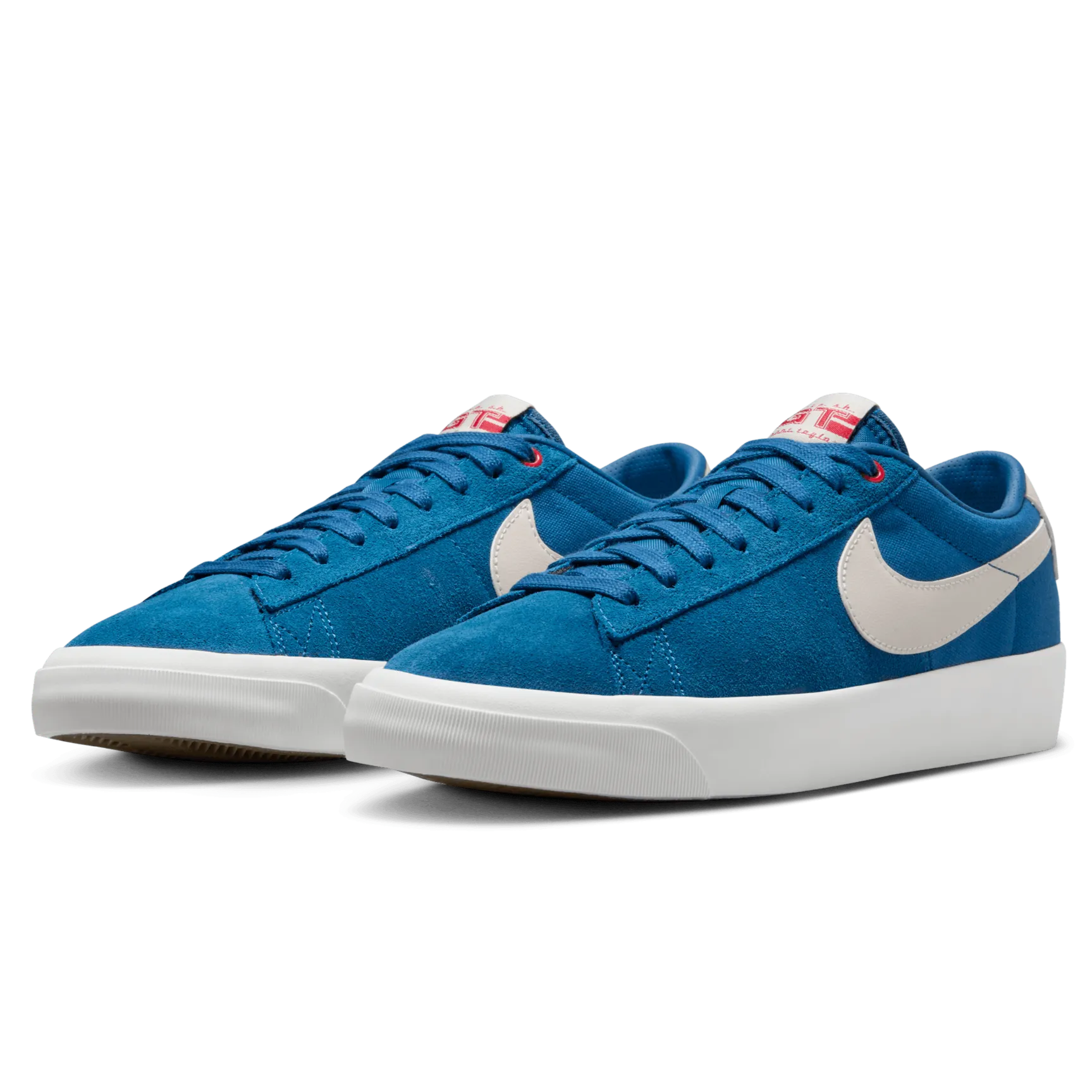 Nike SB Blazer Low Pro GT Skateboard Shoe - Court Blue/LT Orewood BRN-Court Blue