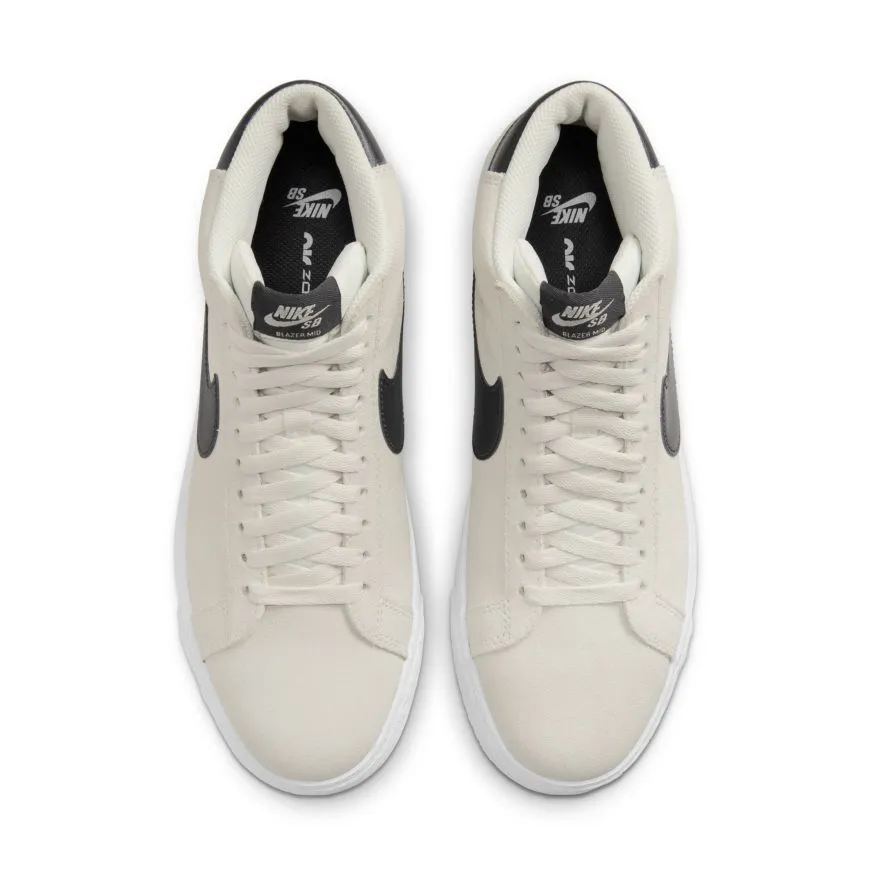 Nike SB Blazer Mid Skate Shoe - Phantom/Cave Purple-Phantom-White