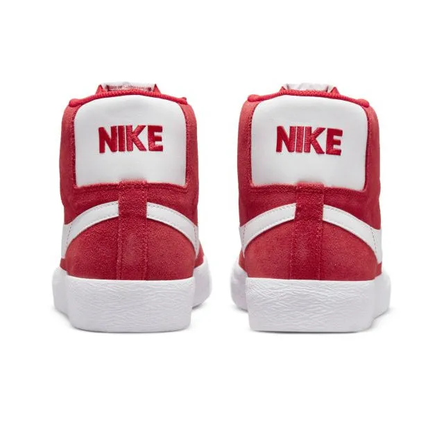 Nike SB Blazer Mid Skate Shoe - University Red/White-University Red