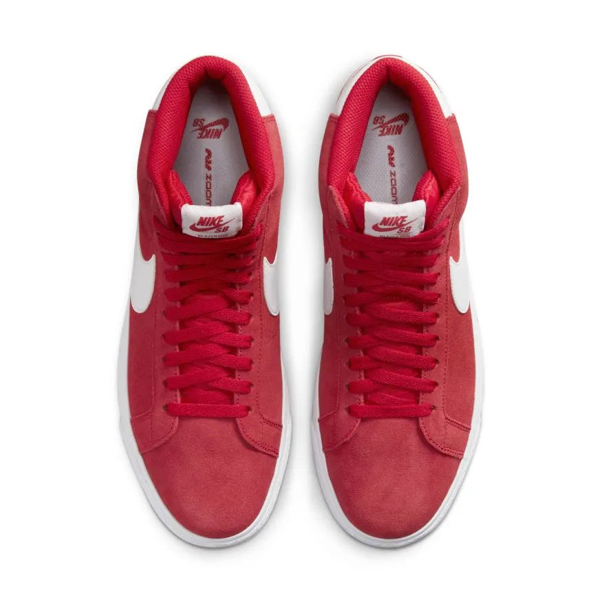 Nike SB Blazer Mid Skate Shoe - University Red/White-University Red