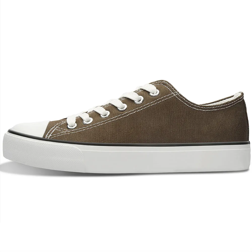 Obtaom Women’s Canvas Shoes Low Top Fashion Sneakers