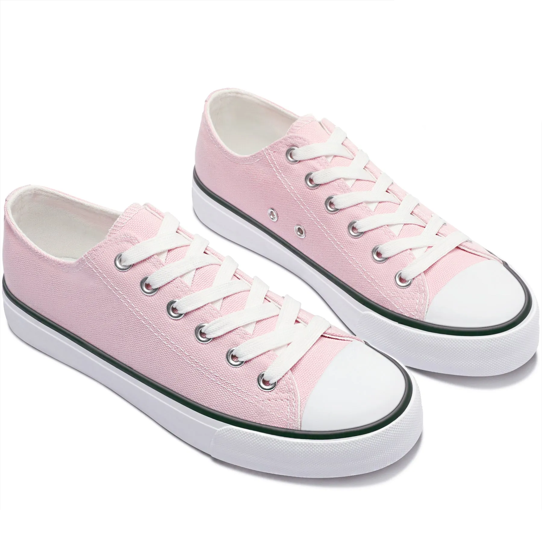 Obtaom Women’s Canvas Shoes Low Top Fashion Sneakers