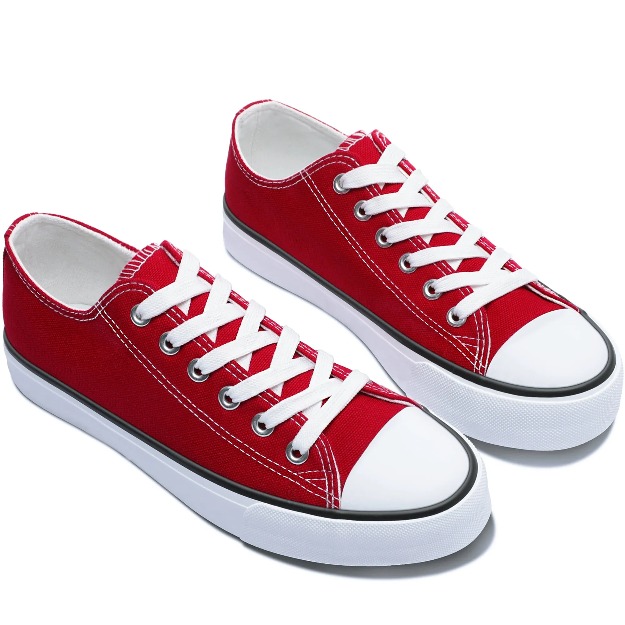 Obtaom Women’s Canvas Shoes Low Top Fashion Sneakers