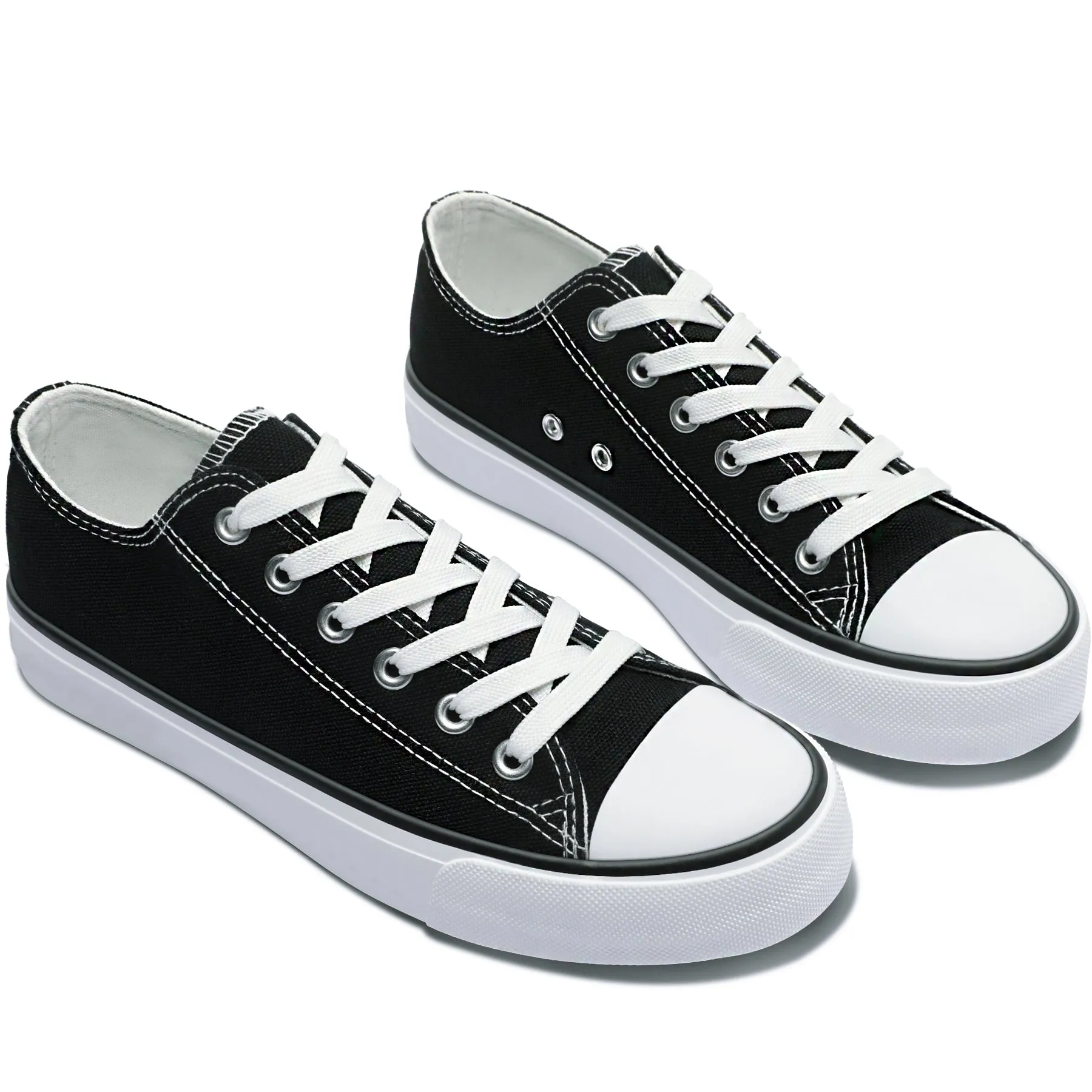 Obtaom Women’s Canvas Shoes Low Top Fashion Sneakers