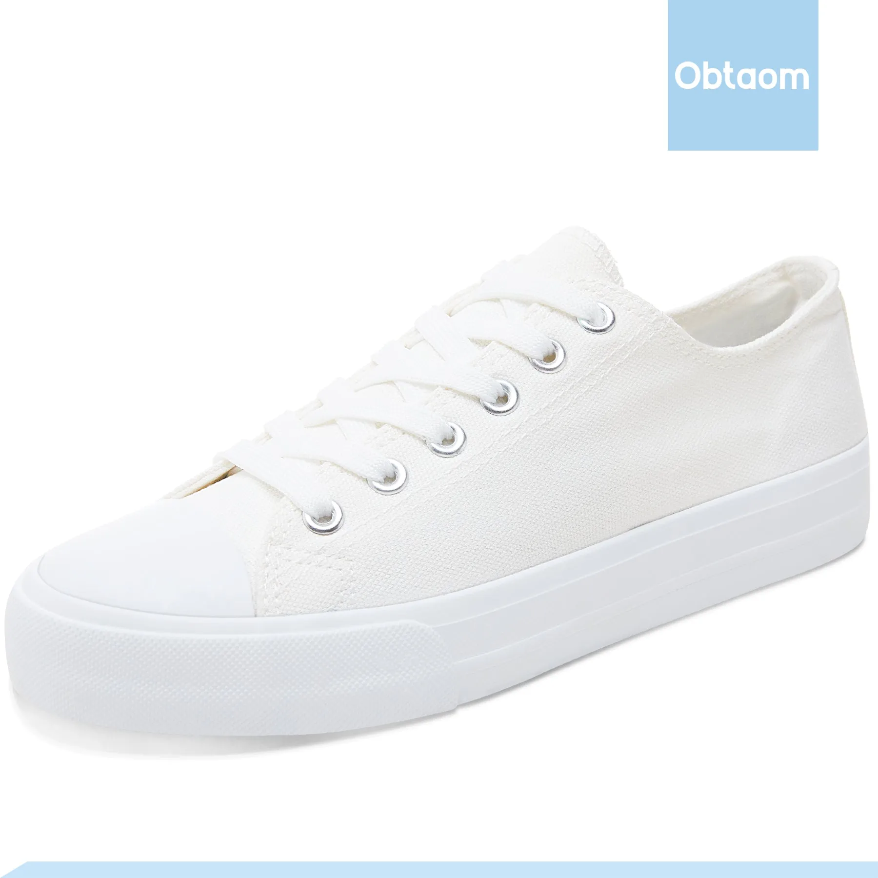 Obtaom Women’s Canvas Shoes Low Top Fashion Sneakers