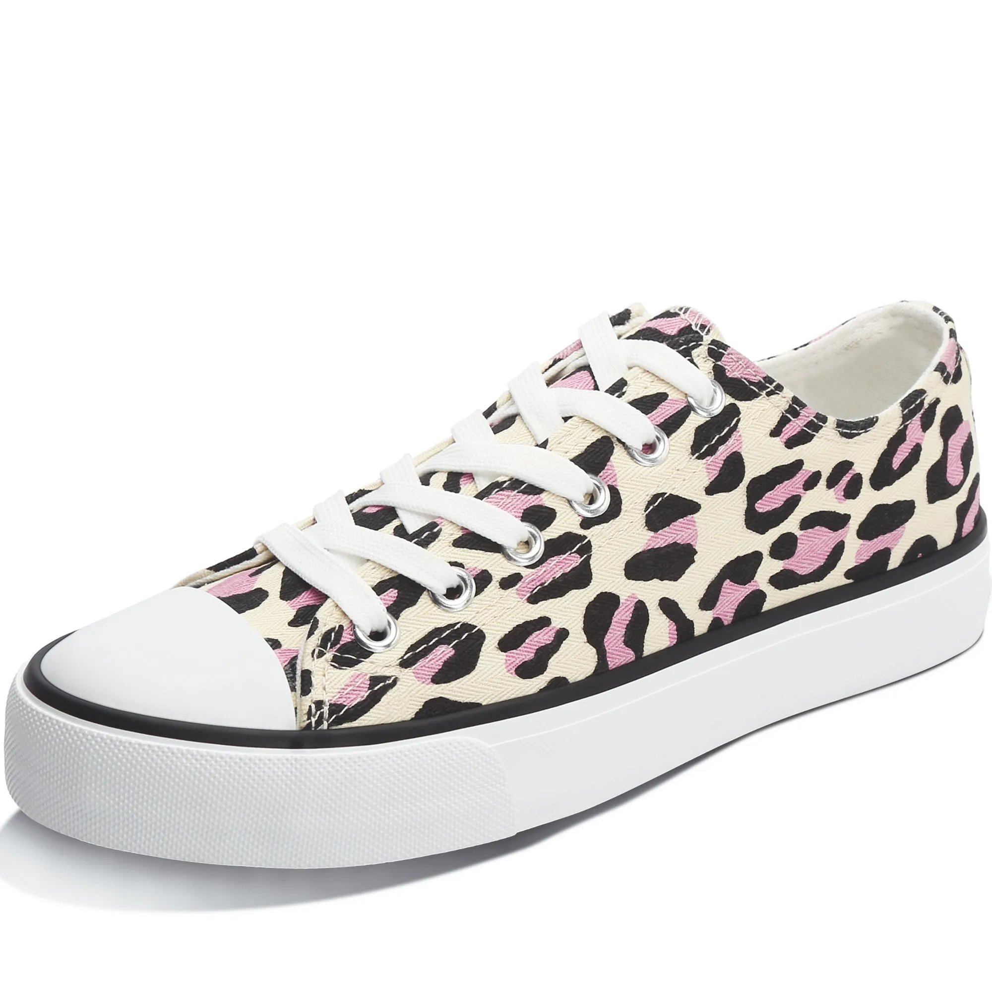 Obtaom Women’s Canvas Shoes Low Top Fashion Sneakers