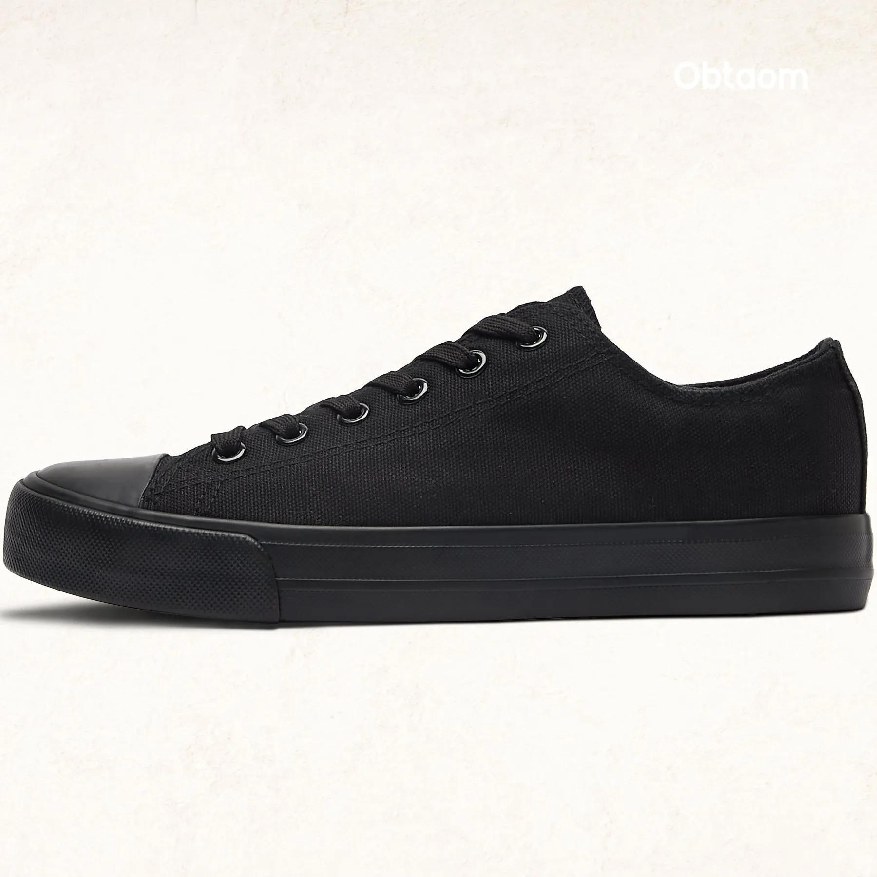 Obtaom Women’s Canvas Shoes Low Top Fashion Sneakers
