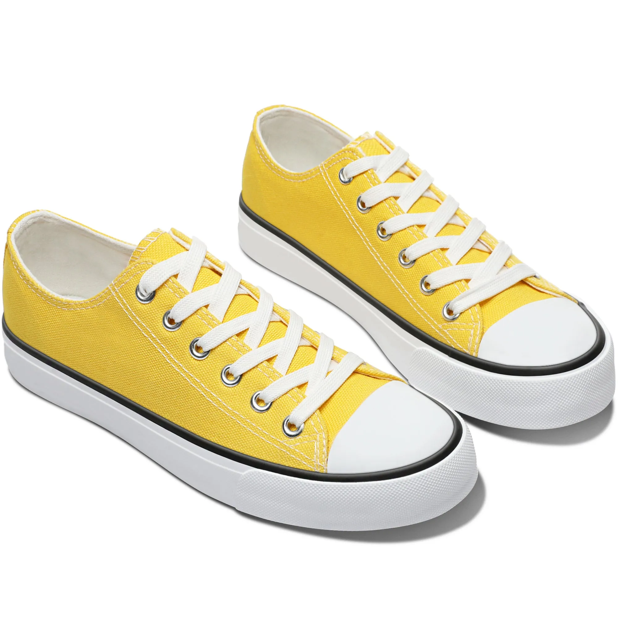 Obtaom Women’s Canvas Shoes Low Top Fashion Sneakers
