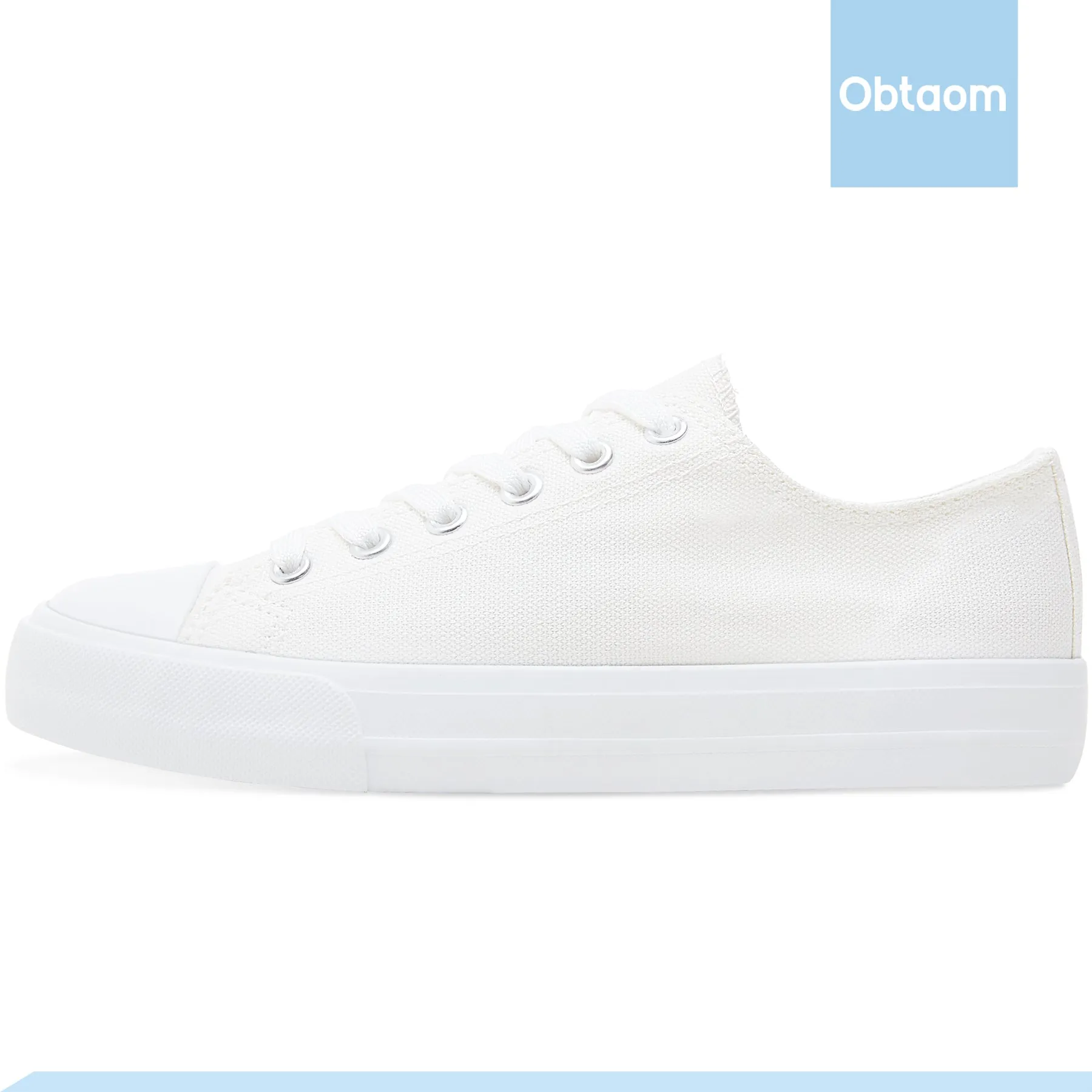 Obtaom Women’s Canvas Shoes Low Top Fashion Sneakers