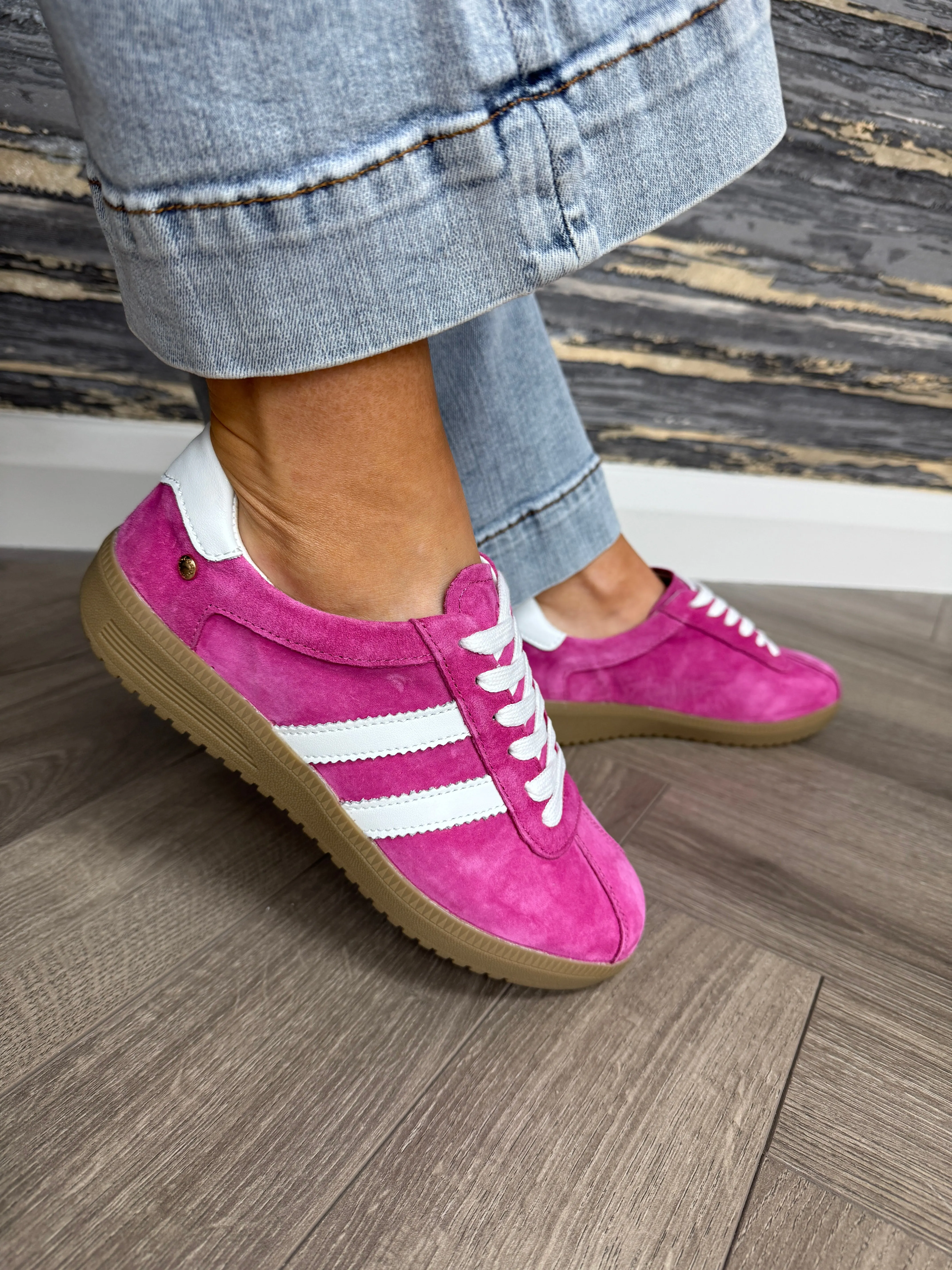 Patrizio Como ‘Termo’ Faux Suede Trainer - Rosa Jazz (PC12)