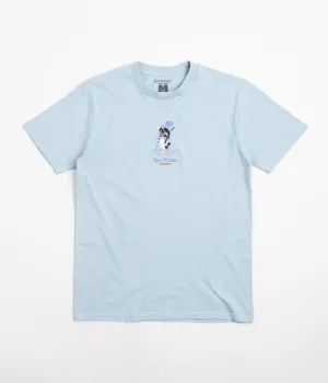 Playdude Ice Cold Embroidered T-Shirt - Pale Blue