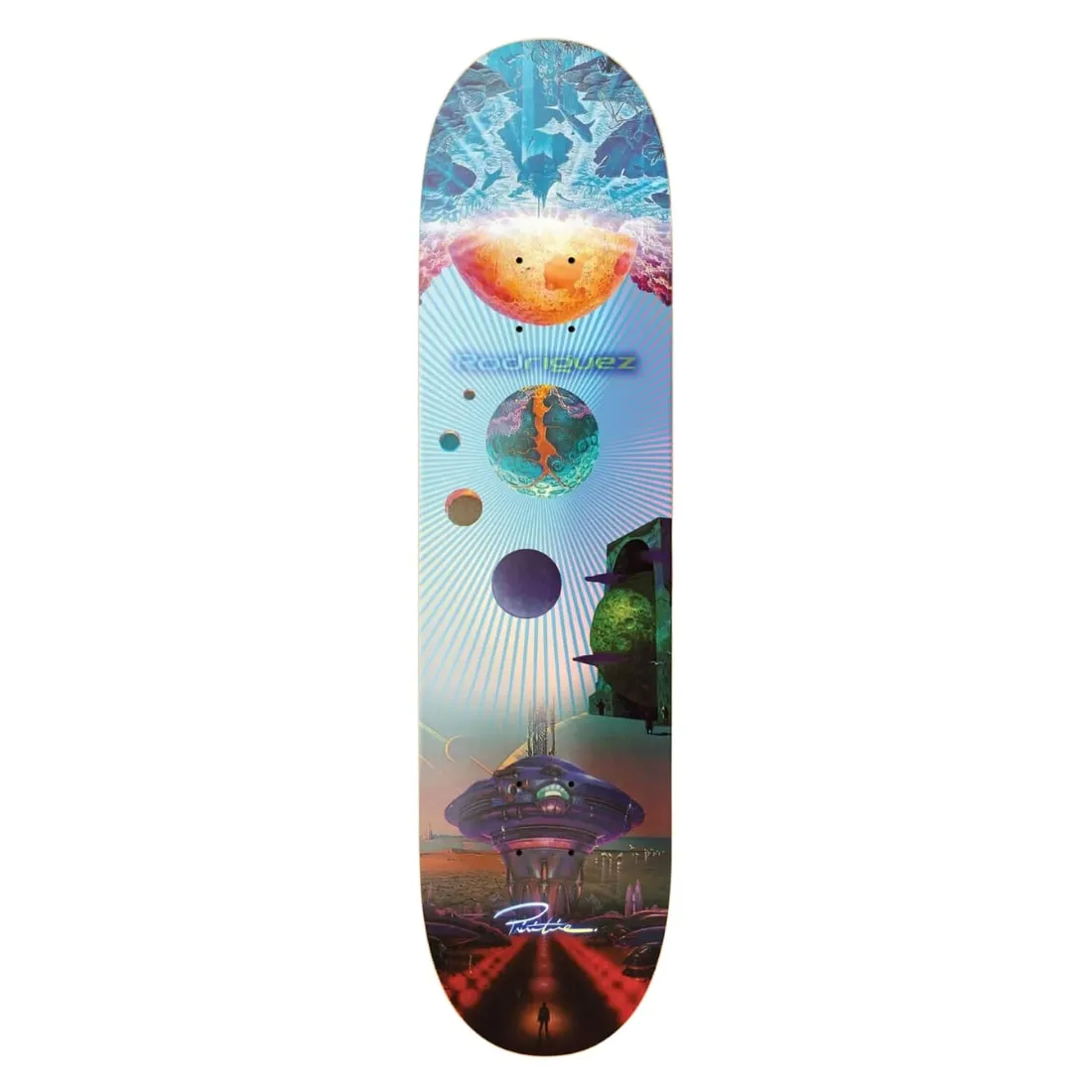 Primitive 8.25 Rodriguez New Worlds Deck - Multi